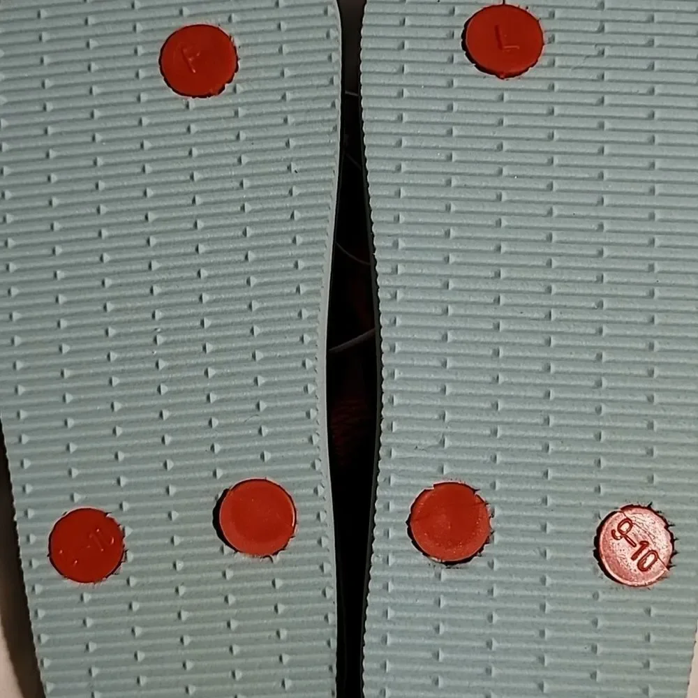 💥New💥 Cat & Jack  Toddlers Flip Flops Size L 9/10